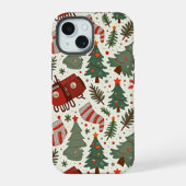 iPhone 15 Weihnachtsfall Hülle (Rückseite)
