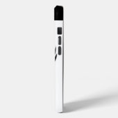 "iPhone 15 White & Eagle Design Case - Bold und El (Rückseite / Links)