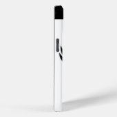 "iPhone 15 White & Eagle Design Case - Bold und El (Rückseite / Rechts)