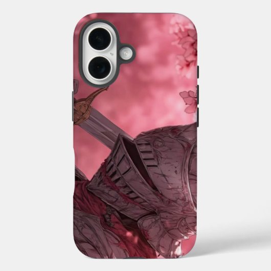 iPhone 16 Anime-Ritterrüstung Dark Fantasy Blossom Case-Mate iPhone Hülle (Rückseite)