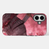 iPhone 16 Anime-Ritterrüstung Dark Fantasy Blossom Case-Mate iPhone Hülle (Rückseite (Horizontal))