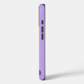 iPhone 16 Case Lavender Glitzer Tropfen (Rückseite / Links)
