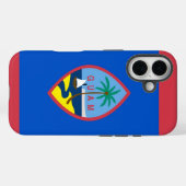 iPhone 16 Case-Mate mit Guam-Flagge Hülle (Rückseite (Horizontal))
