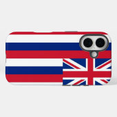 iPhone 16 Case-Mate mit Hawaii-Staatsflagge Hülle (Rückseite (Horizontal))