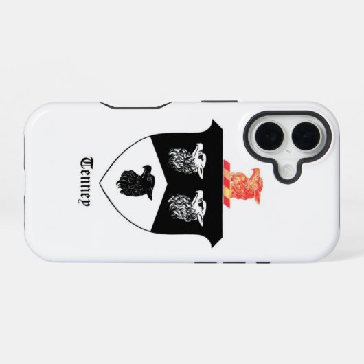 iPhone 16 Case - Tenney Family Crest Hülle (Rückseite (Horizontal))