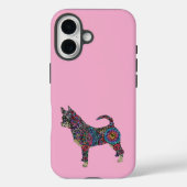 iPhone 16 Case with chihuahua (Rückseite)