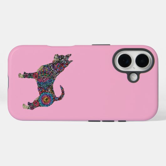 iPhone 16 Case with chihuahua (Rückseite (Horizontal))