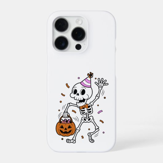 iPhone 16 Fall Halloween Design Hülle (Rückseite)