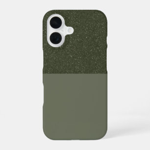 iPhone 16 Fall individuell für Moss & Glitzer anpa Hülle