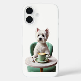 iPhone 16 Fall - Westie hat eine Latte Hülle