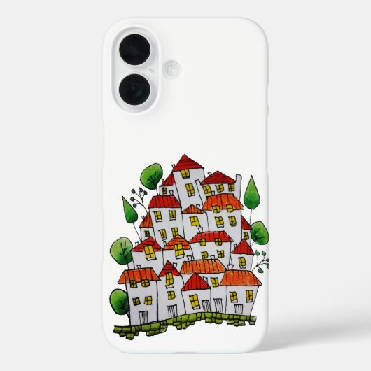 iPhone 16 Gehäuse (Doodle - Hand gezeichnet) Case-Mate iPhone Hülle (Rückseite)