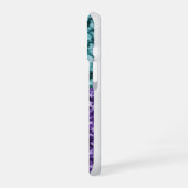 Iphone 16 Gliter-Handyhülle mit einer Rose. Hülle (Linke Seite)