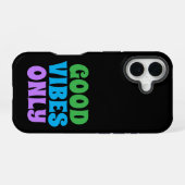 iPhone 16 Hülle gute Vibes only (Rückseite (Horizontal))