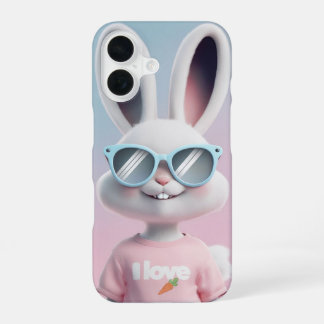 iPhone 16-Hülle Ich liebe Karotten-Hase 16 Hülle