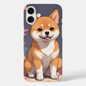 iPhone 16 Plus Case-Mate Shiba Inu Hülle (Rückseite)