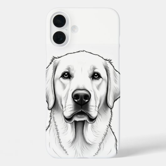 iPhone 16 Plus Hüllen - Labrador Retriever (Rückseite)
