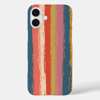 iPhone 16 Plus Hüllen - Streifenmuster
