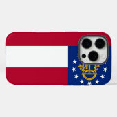 iPhone 16 Pro Case-Mate, georgische Flagge Case-Mate iPhone Hülle (Rückseite (Horizontal))