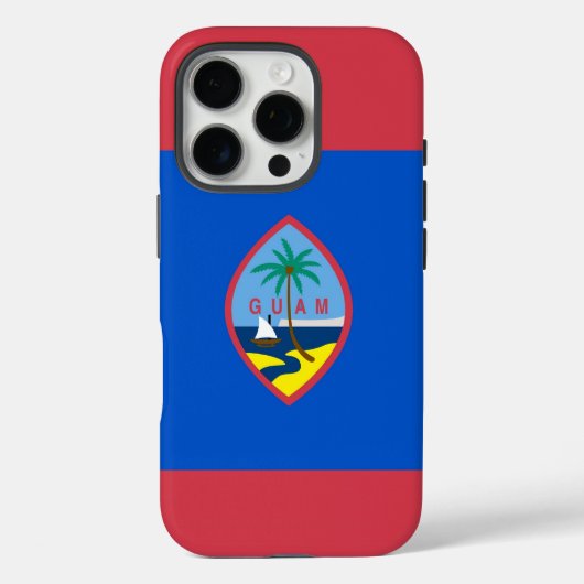 iPhone 16 Pro Case-Mate, Guam-Flagge Case-Mate iPhone Hülle (Rückseite)