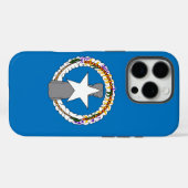 iPhone 16 Pro Case-Mate, Northern Mariana Flagge Case-Mate iPhone Hülle (Rückseite (Horizontal))