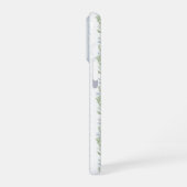 iPhone 16 Pro Case, Preppy Floral Stripe Hülle (Linke Seite)