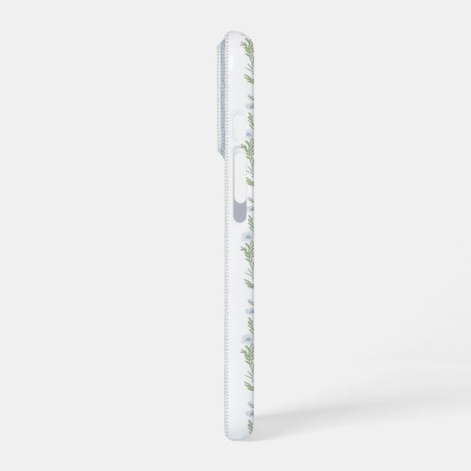 iPhone 16 Pro Case, Preppy Floral Stripe iPhone Hülle (Linke Seite)