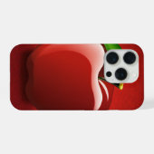 iPhone 16 Pro Case | Red Apple Logo Design | Minim Hülle (Rückseite (Horizontal))