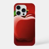 iPhone 16 Pro Case | Red Apple Logo Design | Minim Hülle (Rückseite)