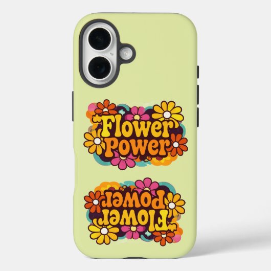 iPhone 16 Pro Cases | Electronics | Retro Floral (Rückseite)