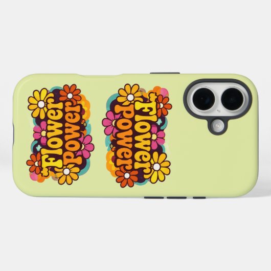 iPhone 16 Pro Cases | Electronics | Retro Floral (Rückseite (Horizontal))