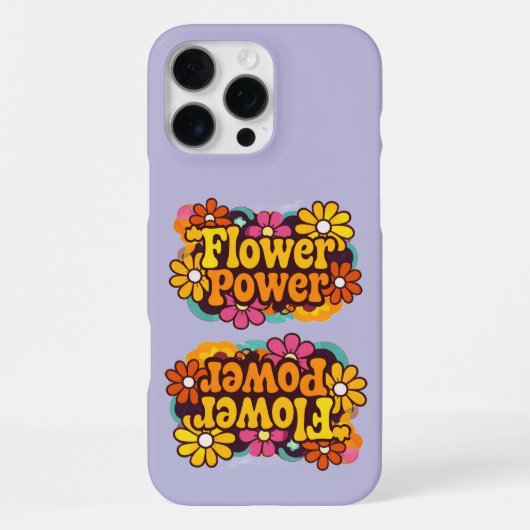 iPhone 16 Pro Cases | Electronics | Retro Floral Hülle (Rückseite)