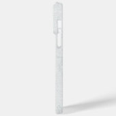 iPhone 16 Pro Gehäuse aus weißem Marmor Case-Mate iPhone Hülle (Rückseite / Links)