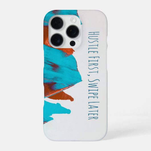 iPhone 16 Pro Hülle Motivation - Abstrakte Gestalt (Rückseite)