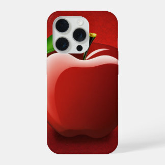 iPhone 16 Pro Hülle | Rotes Apple-Logo-Design | Mi iPhone 15 Pro Hülle