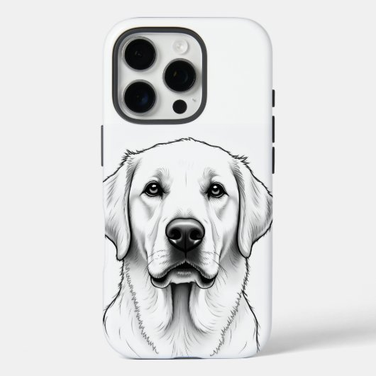 iPhone 16 Pro Hüllen - Labrador Retriever (Rückseite)