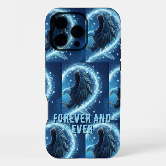 iPhone 16 Pro Max Case Bald Eagle Heart Love 2 Hülle (Rückseite)