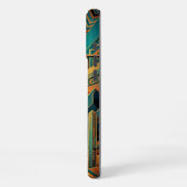 iPhone 16 Pro Max Case | Geometric Sun Landscape Hülle (Linke Seite)