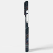 iPhone 16 Pro Max Case - Modernes künstlerisches D (Rückseite / Links)