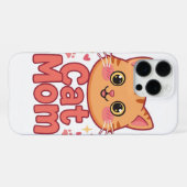 iPhone 16 Pro Max Hülle Cat Mom (Rückseite (Horizontal))