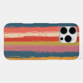 iPhone 16 Pro Max Hülle - Gestreiftes Muster (Rückseite (Horizontal))