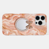 iPhone 16 Pro Max Hülle Roségold Marmor Custom (Rückseite (Horizontal))