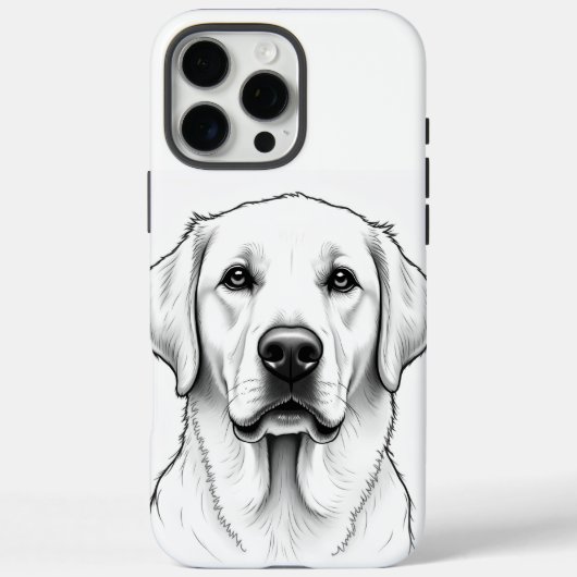 iPhone 16 Pro Max Hüllen - Labrador Retriever (Rückseite)