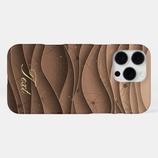 iPhone 16 pro Personalisierte Wüste Titanium Desig iPhone Hülle (Rückseite (Horizontal))