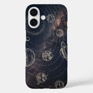 iPhone 16 Space Case – Planeten und Galaxie-Kunstw