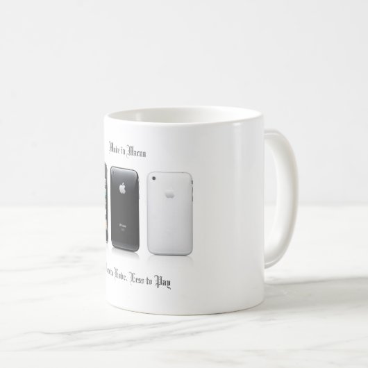 Iphone 3GS Tasse (VorderseiteRechts)