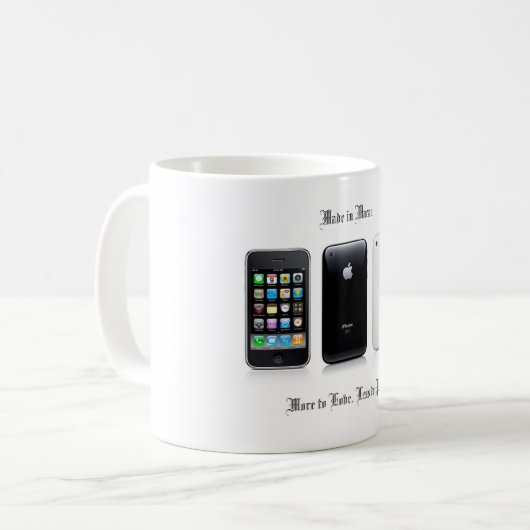 Iphone 3GS Tasse (Vorderseite Links)