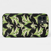 iPhone 5/5 Xtreme Case Lilies of the Valley Black (Rückseite (Horizontal))