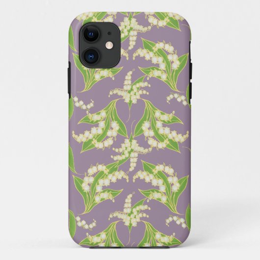 iPhone 5/5 Xtreme Case Lilies of the Valley Mauve (Rückseite)