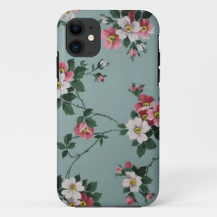 iPhone 5/5s blaues Vintages Blumen Case-Mate iPhone Hülle