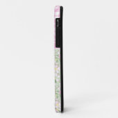 iPhone 5/5s Case Mate Pink Dogroses und Kariert (Hinten/Links)